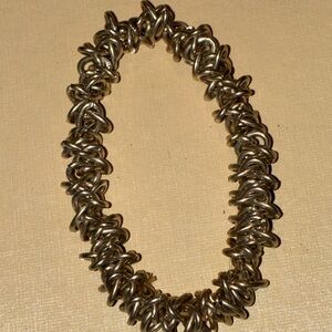 Elegant Silver-Toned Women's Bracelet